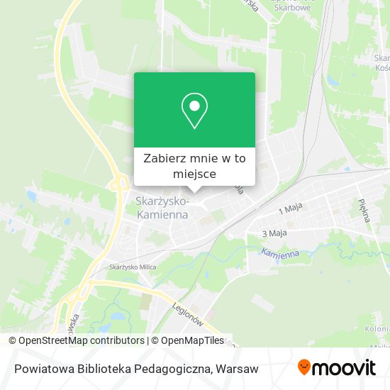 Mapa Powiatowa Biblioteka Pedagogiczna