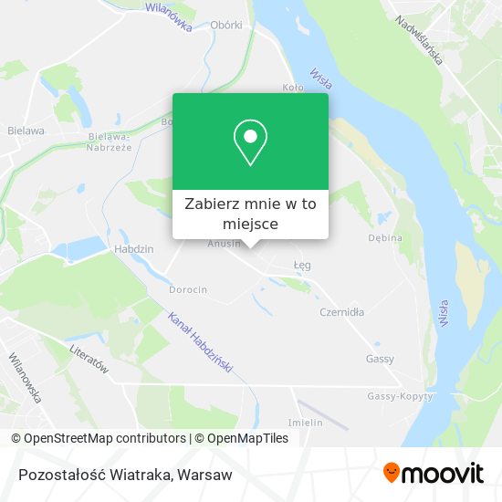 Mapa Pozostałość Wiatraka