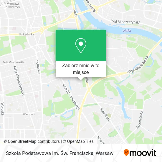 Mapa Szkoła Podstawowa Im. Św. Franciszka