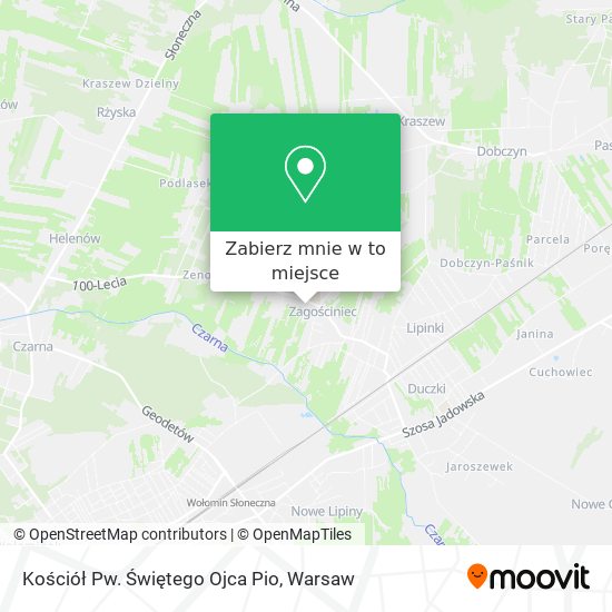 Mapa Kościół Pw. Świętego Ojca Pio