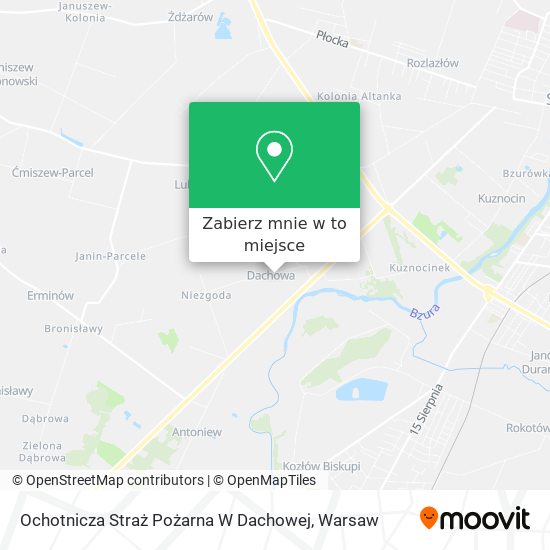 Mapa Ochotnicza Straż Pożarna W Dachowej