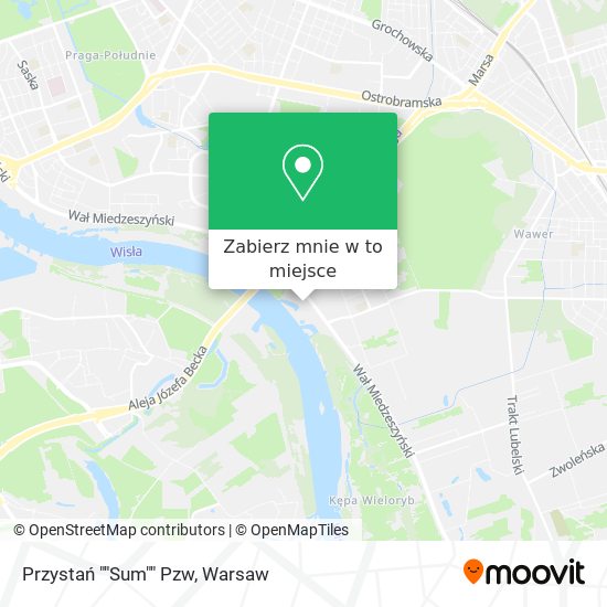 Mapa Przystań ""Sum"" Pzw