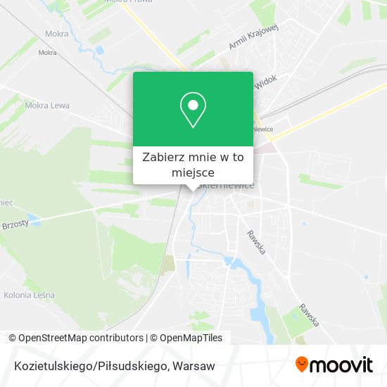 Mapa Kozietulskiego/Piłsudskiego