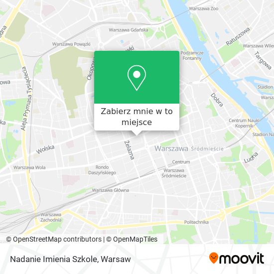 Mapa Nadanie Imienia Szkole