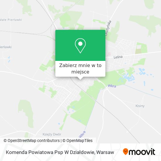 Mapa Komenda Powiatowa Psp W Działdowie