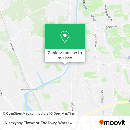 Mapa Nieczynny Elewator Zbożowy