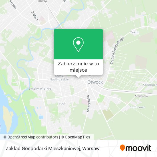 Mapa Zakład Gospodarki Mieszkaniowej