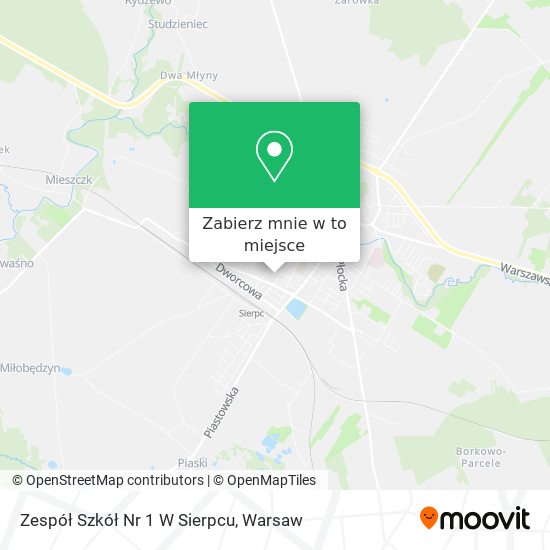 Mapa Zespół Szkół Nr 1 W Sierpcu