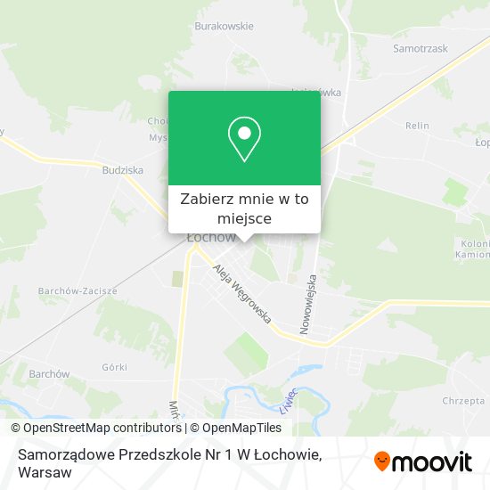 Mapa Samorządowe Przedszkole Nr 1 W Łochowie