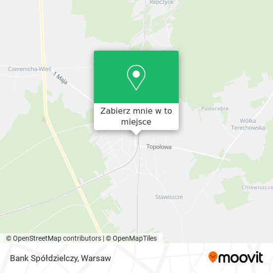 Mapa Bank Spółdzielczy