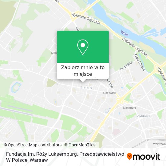 Mapa Fundacja Im. Róży Luksemburg. Przedstawicielstwo W Polsce