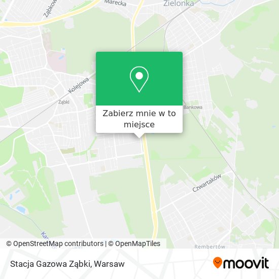 Mapa Stacja Gazowa Ząbki