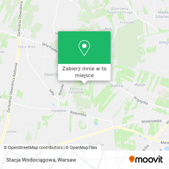 Mapa Stacja Wodociągowa