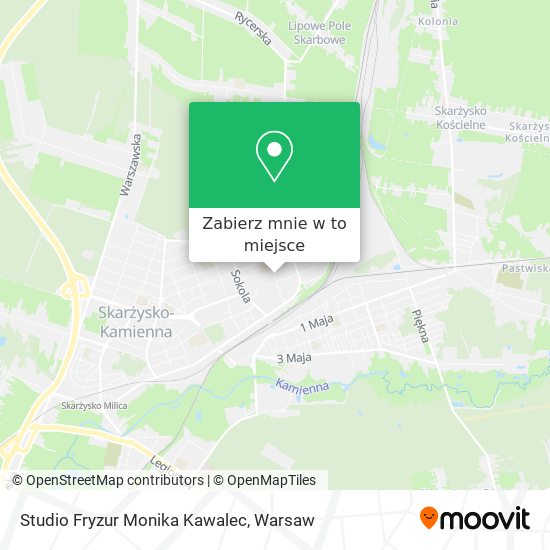 Mapa Studio Fryzur Monika Kawalec