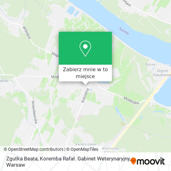 Mapa Zgutka Beata, Koremba Rafał. Gabinet Weterynaryjny