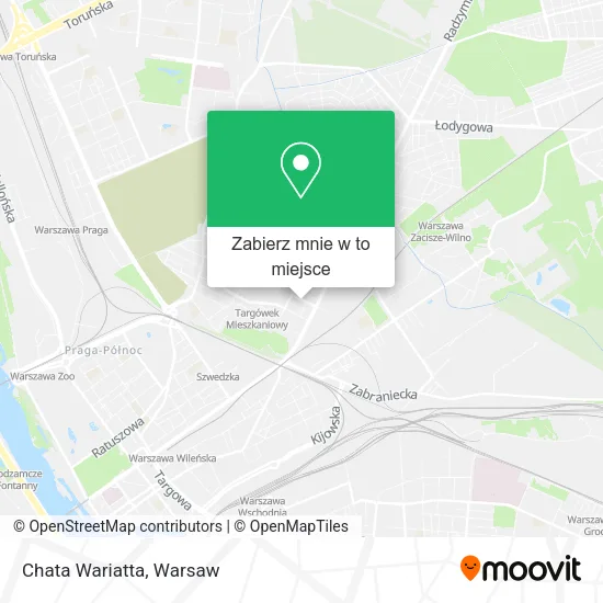 Mapa Chata Wariatta