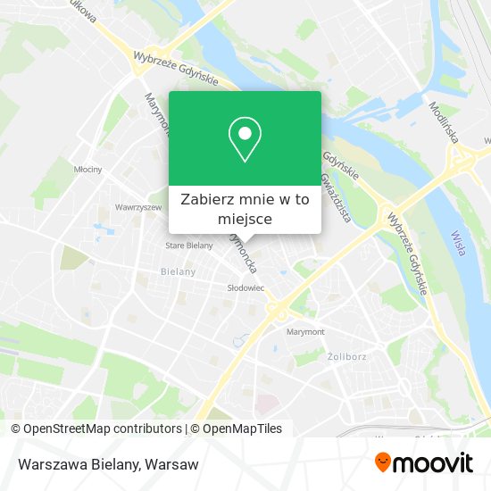 Mapa Warszawa Bielany