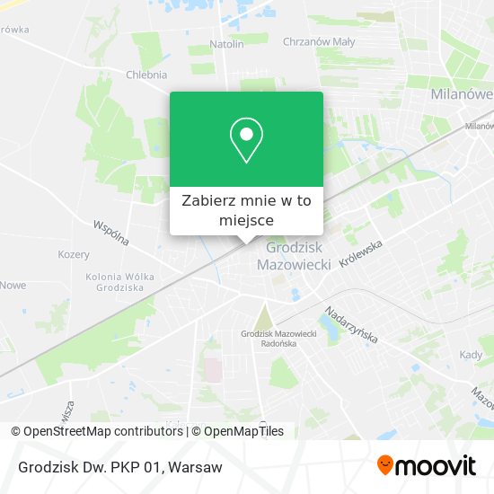 Mapa Grodzisk Dw. PKP 01