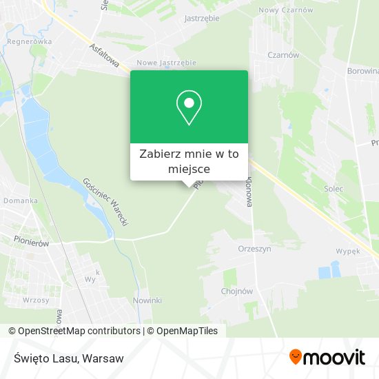 Mapa Święto Lasu