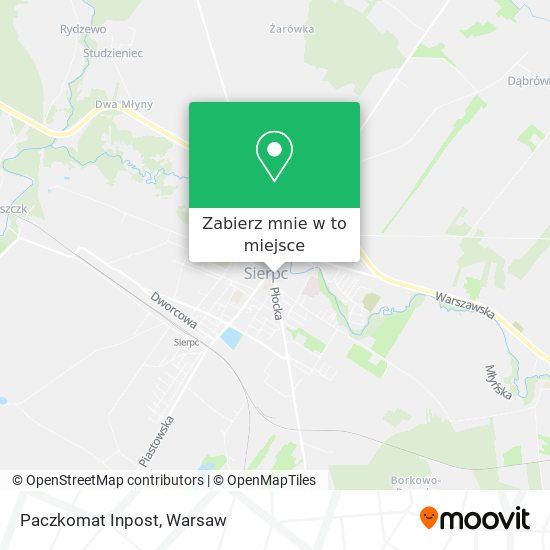 Mapa Paczkomat Inpost