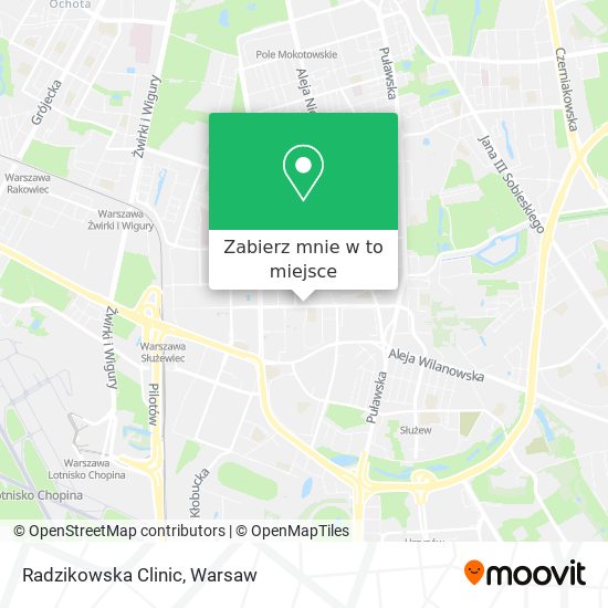 Mapa Radzikowska Clinic