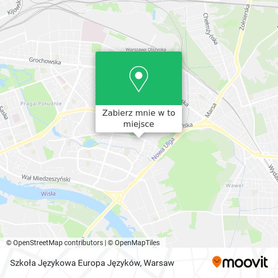 Mapa Szkoła Językowa Europa Języków