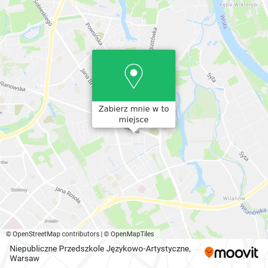 Mapa Niepubliczne Przedszkole Językowo-Artystyczne