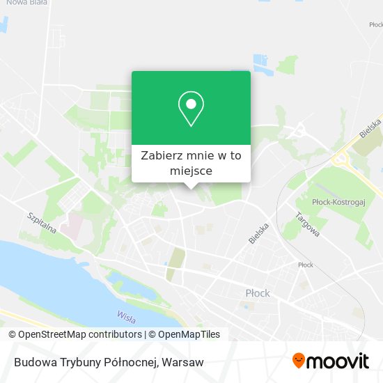 Mapa Budowa Trybuny Północnej