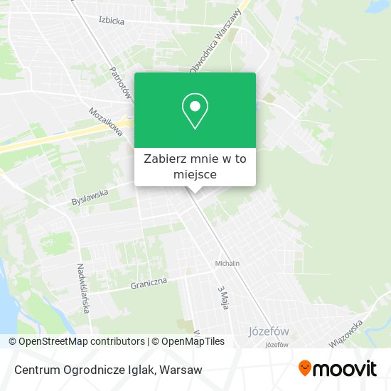 Mapa Centrum Ogrodnicze Iglak