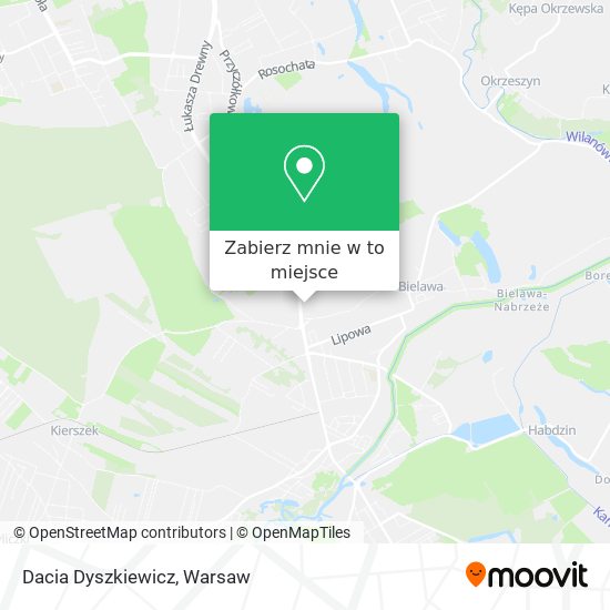 Mapa Dacia Dyszkiewicz