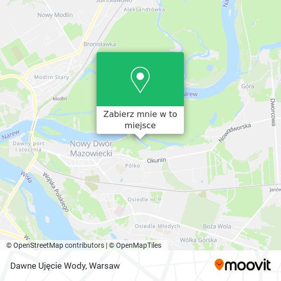 Mapa Dawne Ujęcie Wody