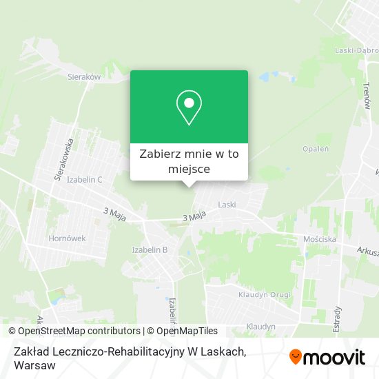 Mapa Zakład Leczniczo-Rehabilitacyjny W Laskach