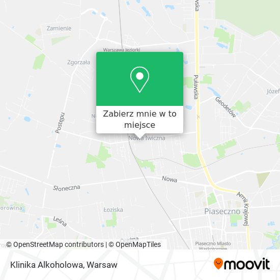 Mapa Klinika Alkoholowa