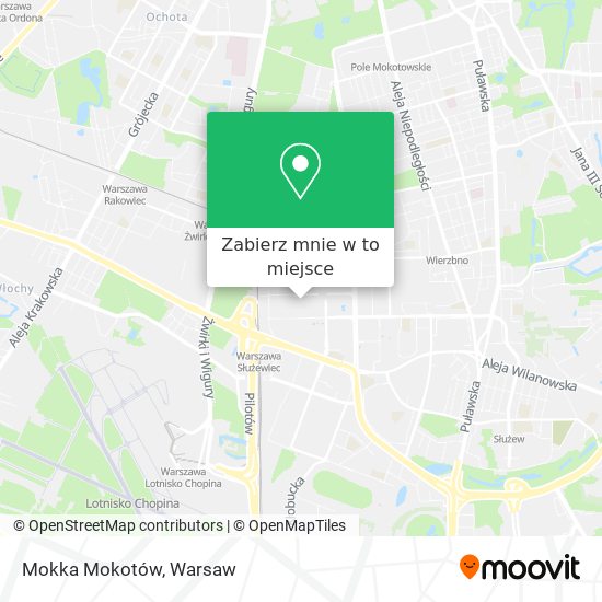 Mapa Mokka Mokotów