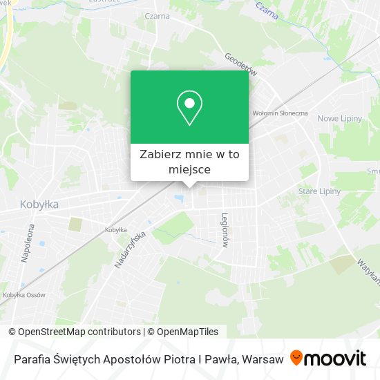 Mapa Parafia Świętych Apostołów Piotra I Pawła