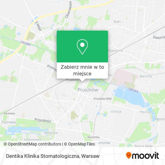 Mapa Dentika Klinika Stomatologiczna