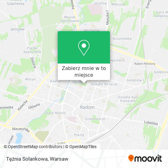 Mapa Tężnia Solankowa