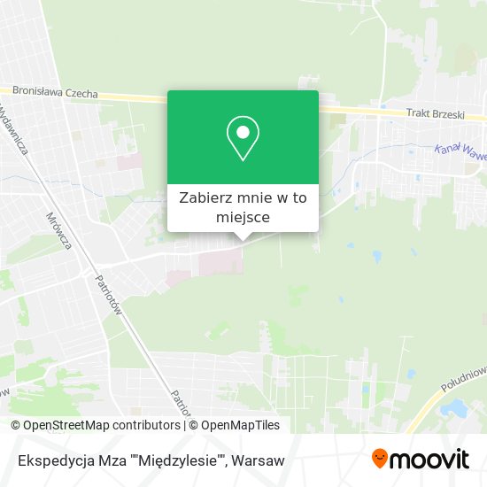 Mapa Ekspedycja Mza ""Międzylesie""