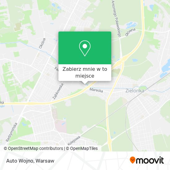 Mapa Auto Wojno