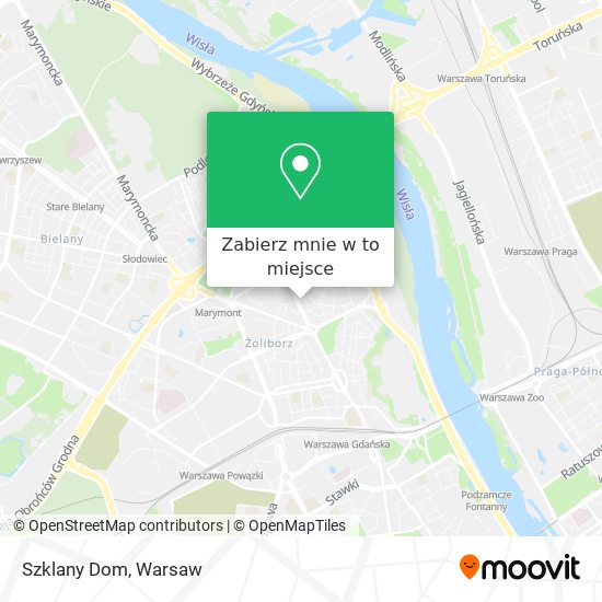 Mapa Szklany Dom