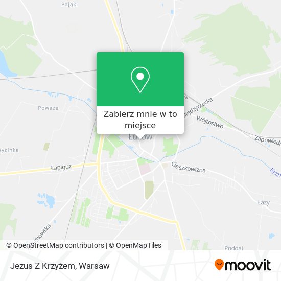 Mapa Jezus Z Krzyżem