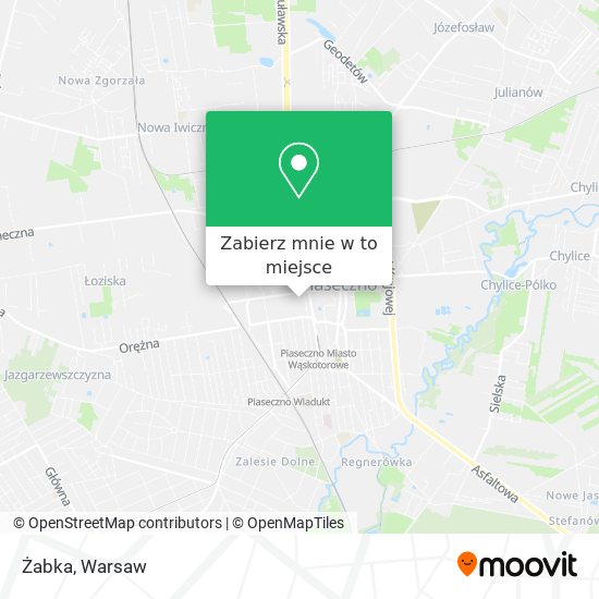 Mapa Żabka