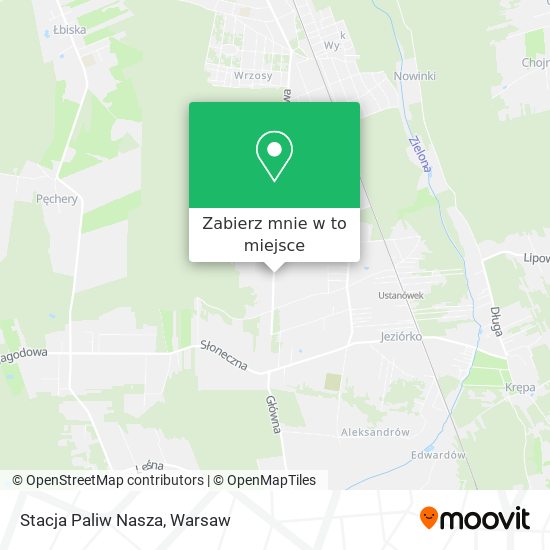 Mapa Stacja Paliw Nasza