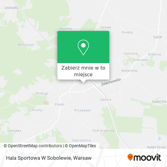 Mapa Hala Sportowa W Sobolewie