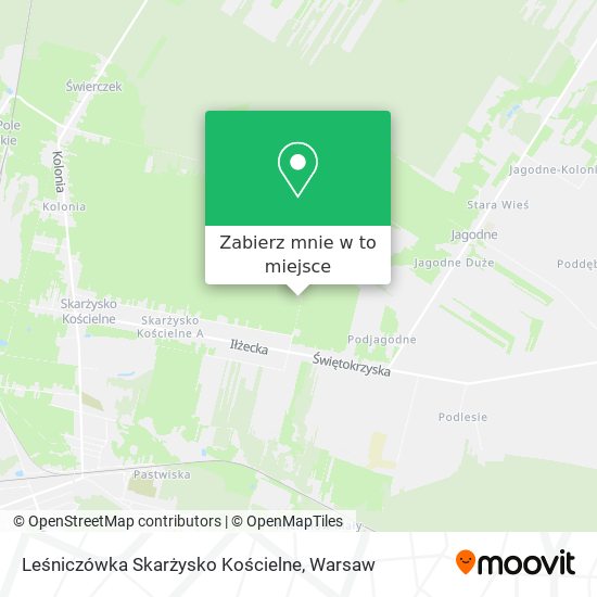 Mapa Leśniczówka Skarżysko Kościelne