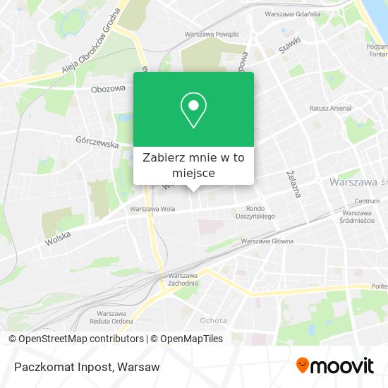 Mapa Paczkomat Inpost