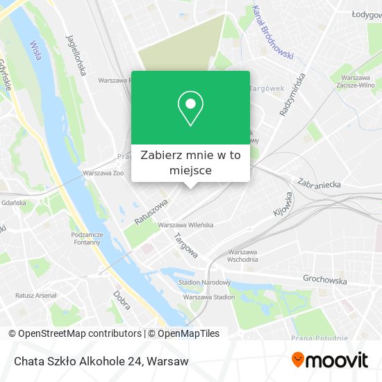 Mapa Chata Szkło Alkohole 24