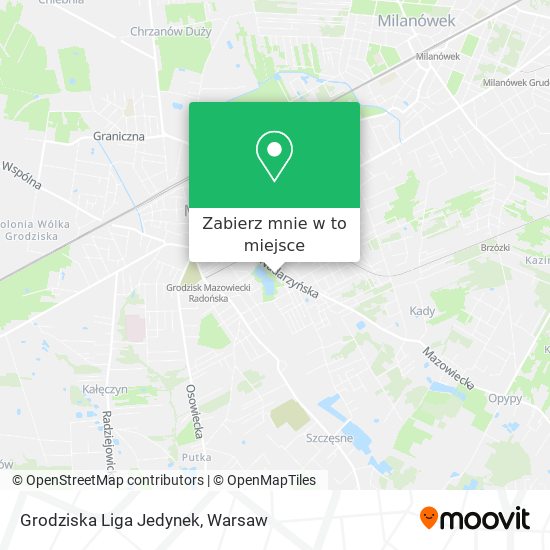 Mapa Grodziska Liga Jedynek