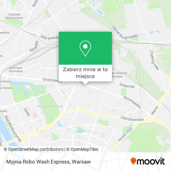 Mapa Myjnia Robo Wash Express