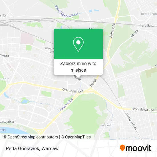 Mapa Pętla Gocławek